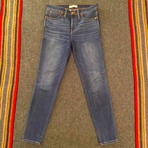 Madewell 10” High Rise Skinny Jeans
